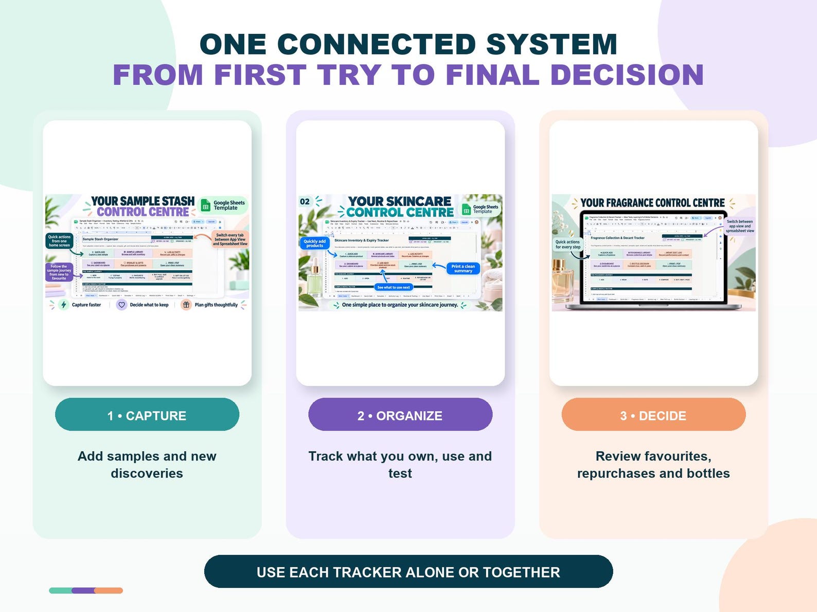Connected beauty inventory workflow